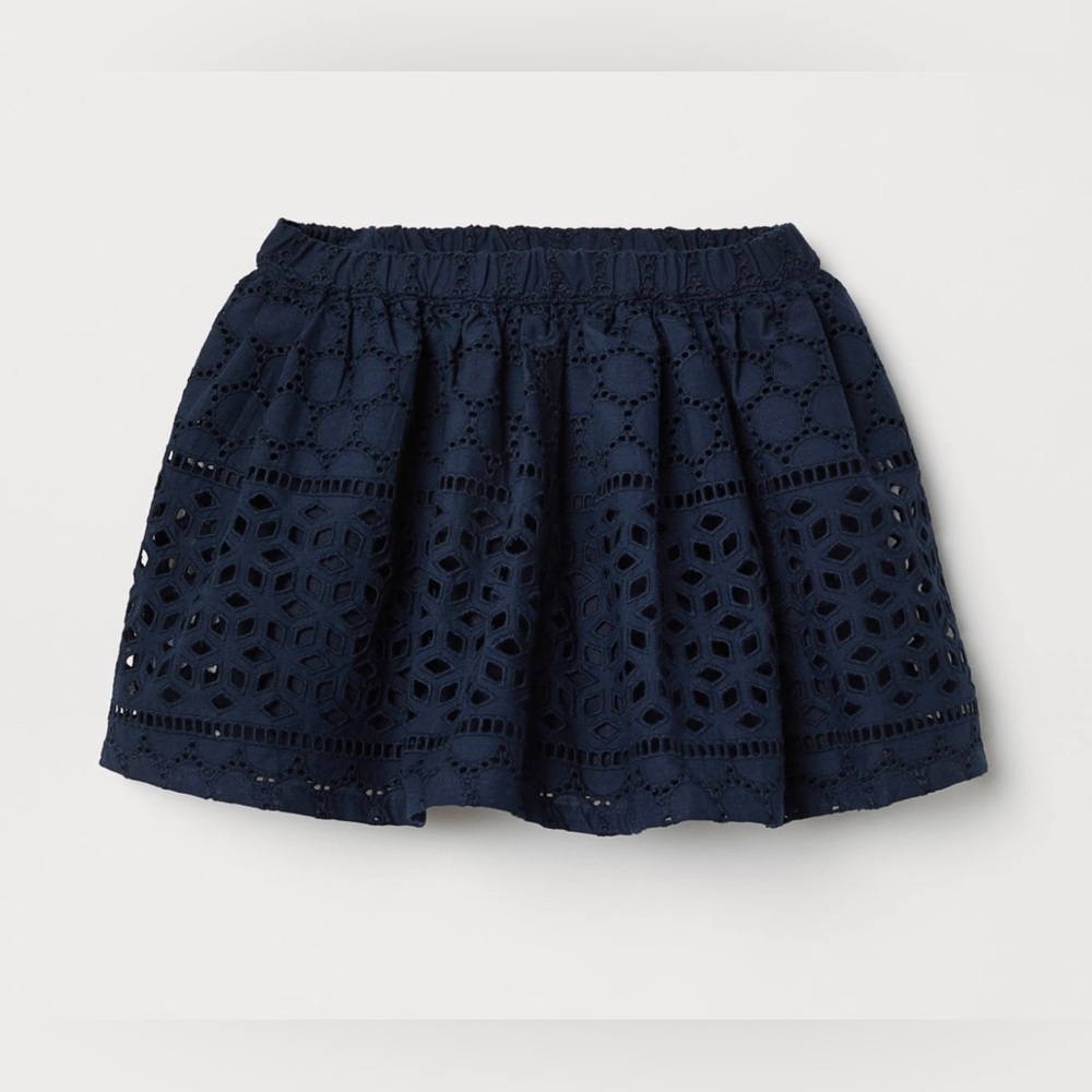 H&M‎ Skirt with Eyelet Embroidery 4-5Y